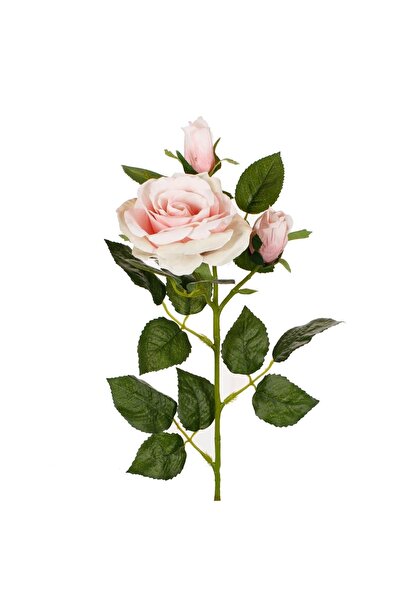 OEM Tulpina de trandafir artificial roz, 73cm, floare decorativă din plastic