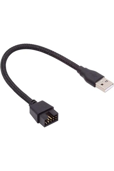 GENERAL Custoway USB 2.0 Male to 9-Pin 10-Pin Cable, 20cm, USB 2.0 to Motherb...