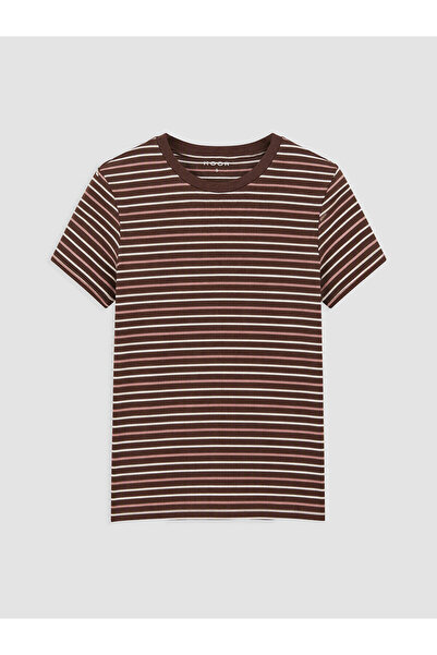 LC Waikiki Alita City Farkıyla Koor Sport Brown Combed Cotton Striped Narrow ...