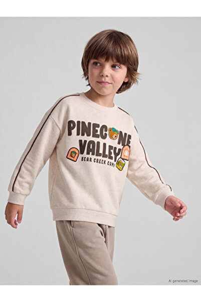 LC Waikiki Timeless Clothing & Timeless Choices Printed Boys' Sweatshirt