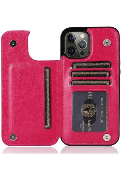 Generic Premium Leather Wallet Case for iPhone 17 Pro Max, with PU Leather Ki...