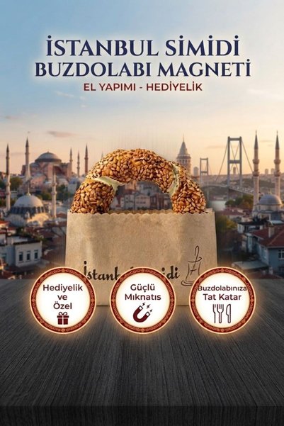 İSTANBUL TASARIMLI DEKORATİF BUZDOLABI MAGNETİ-GERÇEKÇİ GÖRÜNÜM HEDİYELİK