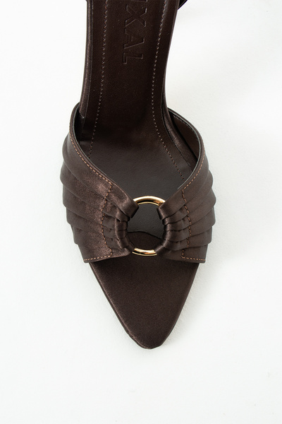DUXAL SHOES Γυναικεία παπούτσια Dorothy με λεπτή γόβα και λεπτομέρεια από κορ...