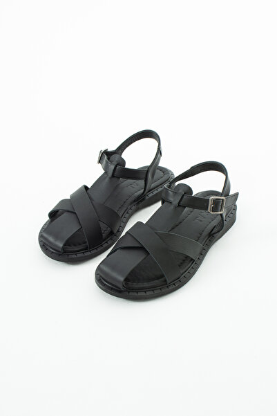 DUXAL SHOES Γυναικεία σανδάλια Sara από γνήσιο δέρμα με χιαστί λουράκια