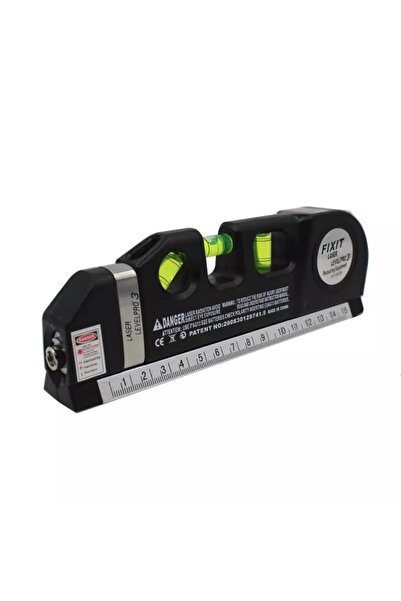 SIKS ® Multifunctional Level with Laser, Spirit Level and Tape Measure, 3 x B...