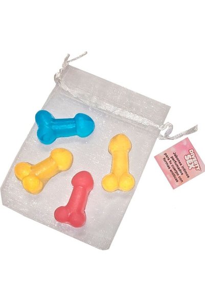 Diablo Picante – Set 4 Mini Sapunuri Parfumate, Design Amuzant, Cadou Original
