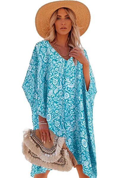 Moss Rose Women's Beach Cover up Swimsuit Kimono Cardigan with Bohemian Flora...