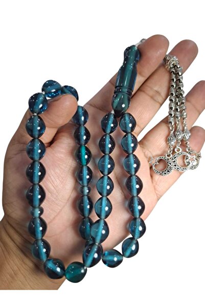 Cekke Tesbih Original Fire Amber 11*14 mm Prayer Beads Suitable for Daily Use