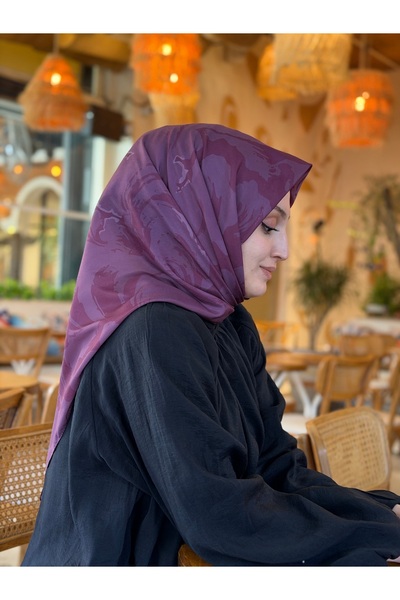 moiré Mila Desen Soft Eşarp Pamuklu Kumaş Kaymayan Yapısıyla Rahat Kullanım