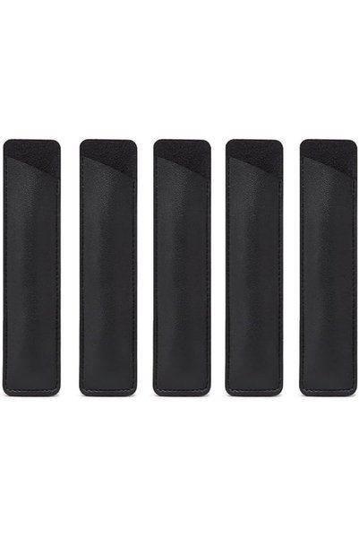 N&A Fashion Set of 5 PU Leather Pen Case Holder for Single, Vintage Handmade ...