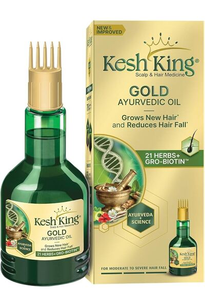 kesh king زيت أيورفيدا لعلاج فروة الرأس والشعر 100 مل