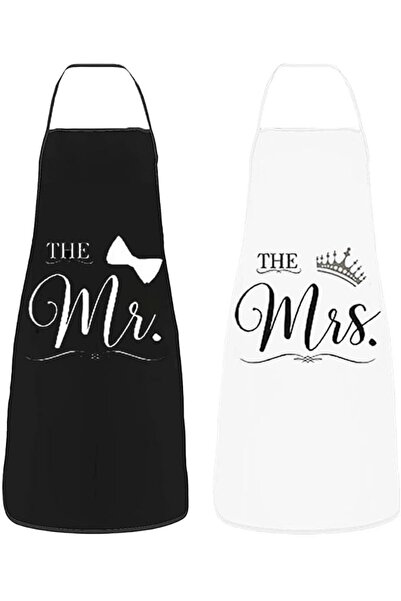 GENERAL Couple Apron Set, Waterproof Kitchen Apron, Mr. and Mrs. Aprons, Chri...