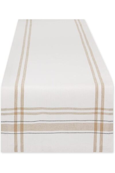 DII Diea French Line Collection Farmhouse Style Dining Table Runner, 35.5cm X...
