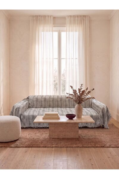 rellhome Modern Patterned Non-Slip Cotton Sofa Cover & Sofa Throw & Multi-Pur...