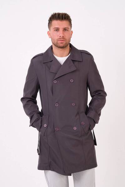 RUVEN TEKSTİL Regular Buy Belted / Trench Coat