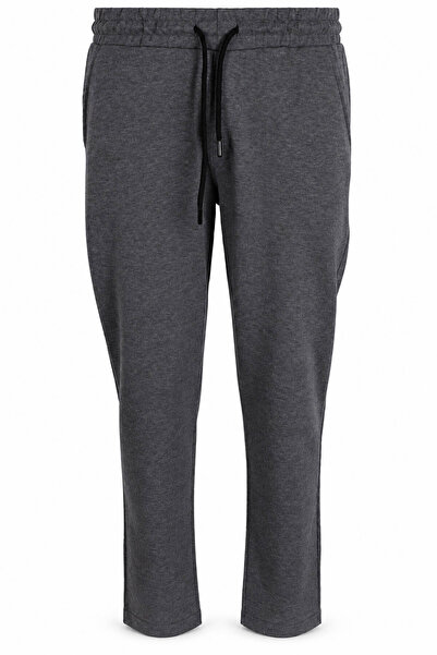 trender 2 Stringed Flat Leg Side Pocket Anthracite Men's Sweatpants 27Ke68000002