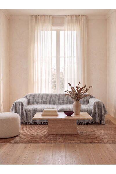 rellhome Modern Patterned Non-Slip Cotton Sofa Cover & Sofa Throw & Multi-Pur...