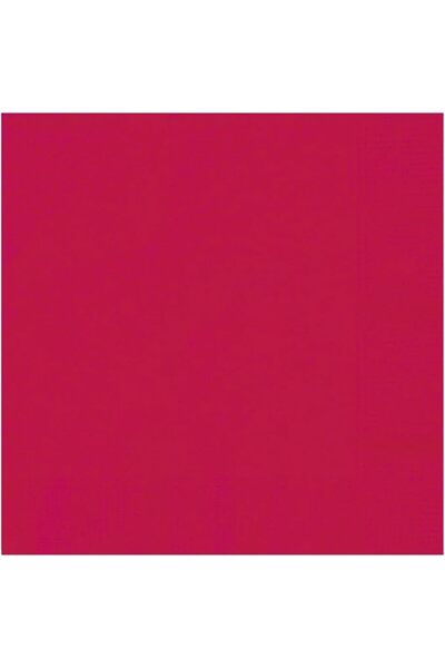 Unique Luncheon Napkin, Ruby Red