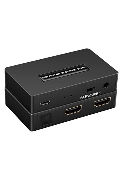 JOYZZZ HDMI Audio Extractor, 1080P HDMI to HDMIS with Optical Toslink SPDIF +...