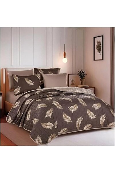 GENERAL HAPPYMOON Floral Comforter Set King Size 4-Piece, 170x230 cm Quilted ...