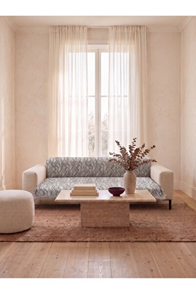 rellhome Wave Patterned Non-Slip Cotton Sofa Cover & Sofa Throw & Multi-Purpo...