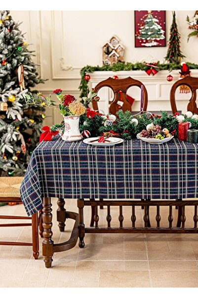 GENERAL Christmas Table Cloth 4 Seater, Xmas Table Cover for Christmas Decora...