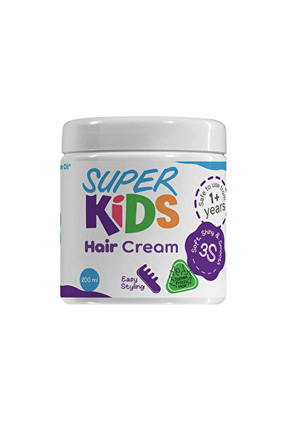 Superkids كريم الشعر المرطب والمغذي للأطفال من سوبر كيدز، لتسهيل التصفيف وحما...