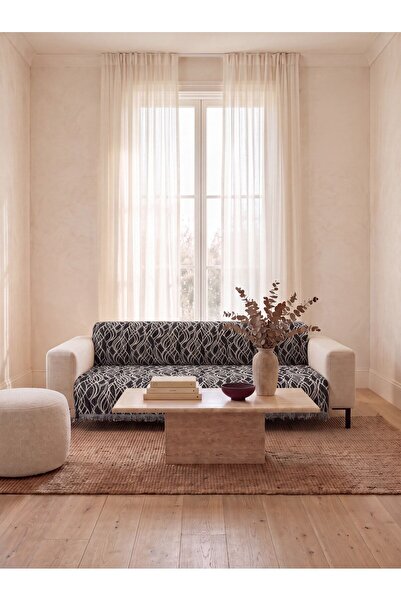 rellhome Wave Patterned Non-Slip Cotton Sofa Cover & Sofa Throw & Multi-Purpo...