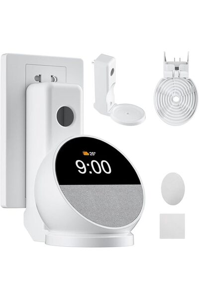 XICEN Wall Mount for Echo Spot, Echo Spot Wall Mount Speaker Stand Holder No ...