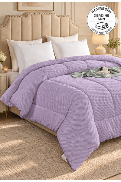 ROYA HOME PERDE Ultra Yumuşak Tek Kişilik Çift Taraflı Wellsoft Peluş Yorgan ...