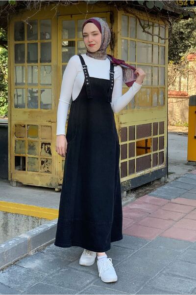 Moda Rosa 27K9214 - SİYAH - MY MAGAZİN - YAN CEPLİ KOT JİLE