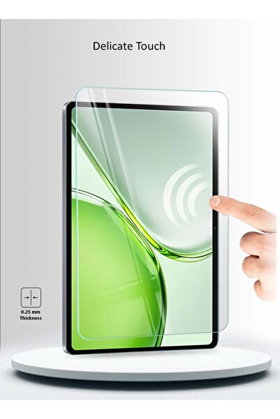 Wtech Screen Protector For Honor Pad X9b Max 13.0 inch 2026 Premium Series Curved Edges 9h HD Full Cover Tempered Glass (TSGPCN) - Clear