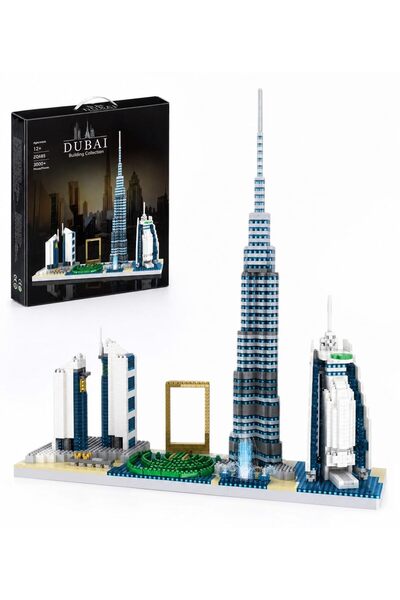 adventure game Dubai Skyline Building Blocks Set, Burj Khalifa Model Kit 3000...