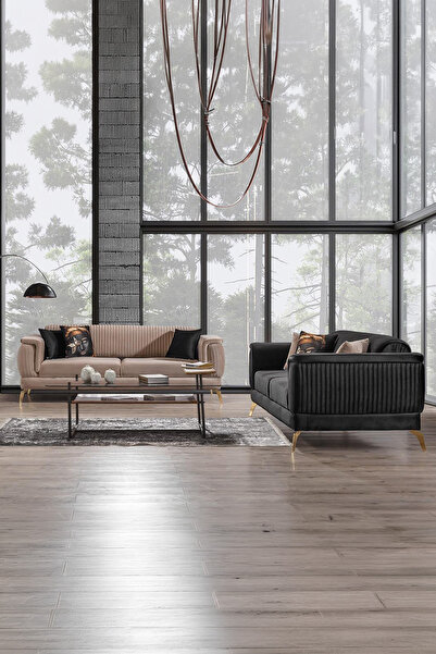 İYENA HOME LİVİNG Stella 3+3 Sırt Mekanizmalı Koltuk Takımı