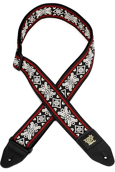 Ernie Ball Tribal Silver/White Jacquard Guitar Strap (P04166)