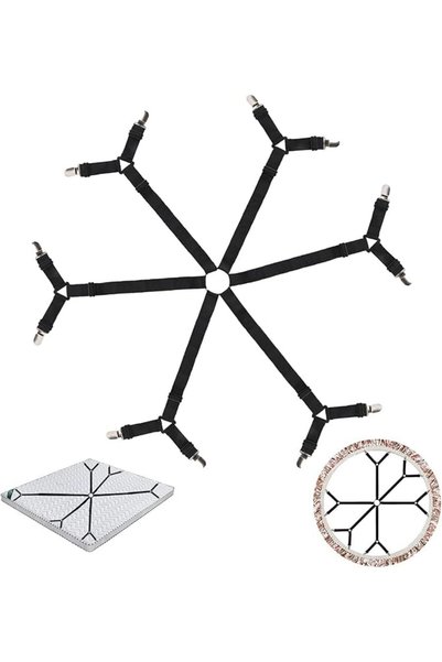 GENERAL Micaucus Bed Sheet Clips - Fixed Bed Sheet Straps, Mattress Straps, a...