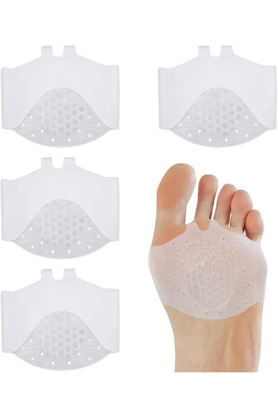 GENERAL 2 Pairs Foot Comb Pads for Women Men Soft Silicone Foot Comb Pads Sof...