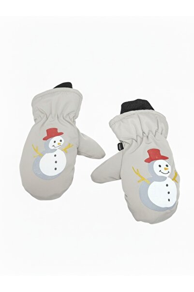 Mustran 3-6 Years Old Children's Fleece Snow Gloves Cold and Windproof Ski Gl...