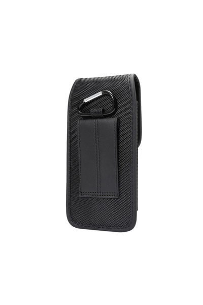 XGSM Toc vertical din material Oxford pentru telefoane de 6.4 inch - Negru
