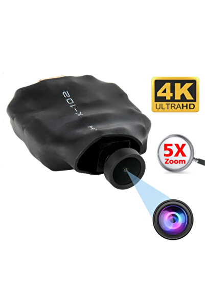 OEM K-102 DIY 4K HD Μίνι Κρυφή Κάμερα Wi-Fi 120 °   Μαύρο