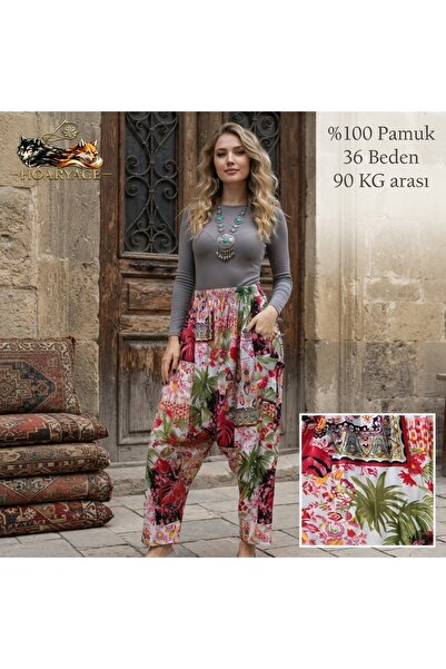 hoaryage Authentic Village Salwar 100% Cotton Viscose Floral Patterned Comfor...