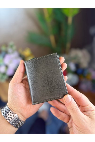 LORİS POLO Milano Men's Genuine Leather Wallet Medium Size Classic Daily Use Vellaro