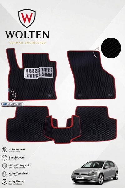 w wolten german engineered VOLKSWAGEN-GOLF 7-(2013-2018) İÇİN EVA İÇ PASPAS T...