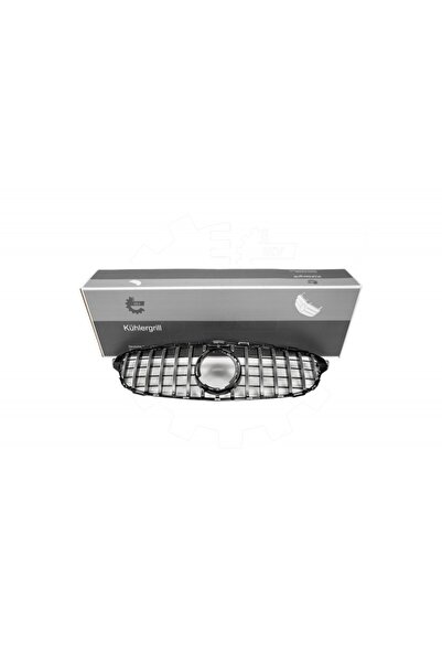 ESEN SKV Gril radiator GTR, argintiu, fără cameră, Mercedes Clasa C (W205 Fac...