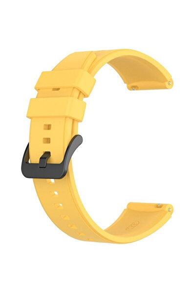 XGSM Curea de silicon universală de 22mm, galbenă