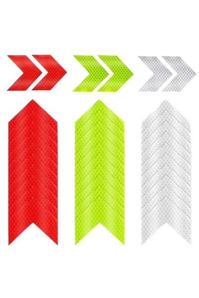 GNAFOTU Reflective Safety Stickers, 30 Pieces, Waterproof Visibility Tape for...