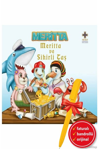 Net Çocuk Yayınları Alfa Kalem+</DNTCTMS>  ميريتا والحجر السحري (مجموعة) كتاب...