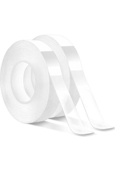 ALMEKAQUZ 2 PCS Nano Tape,Heavy Duty Double Sided Mounting Adhesive