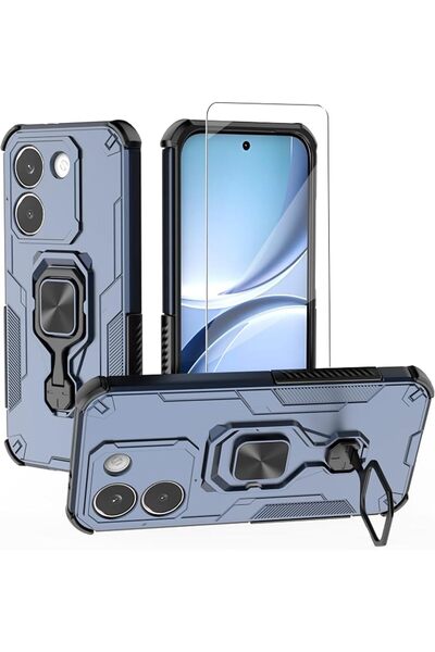 GENERAL غطاء هاتف WRTBS لشاومي بوكو X8 برو 5G مع واقي للشاشة، غلاف متين بطبقة...