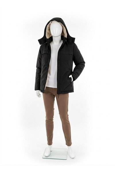 HEWANK Men's Water and Wind Resistant Premium Shearling Coat Jacket